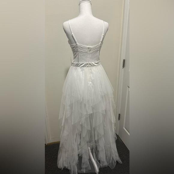 Windsor Bride/Las Vegas wedding /Bachelorette lace corset ruffled tulle dress - Picture 6 of 7